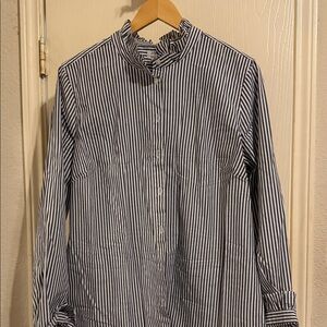 Striped Blue and White womens Shirt